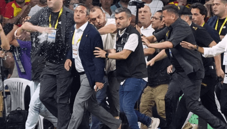 Ali Koç bir anda kendini yerde buldu: Çirkin Saldırı Anbean Görüntülendi