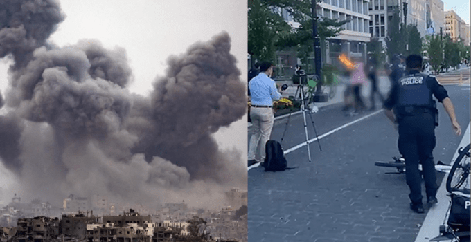 Amerikalı gazeteci Gazze için kendini yaktı