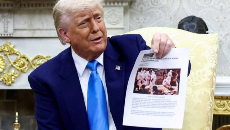 Güney Afrika’yı suçlamıştı ama Trump’ın gösterdiği görüntü başka bir ülkeye ait çıktı